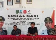 Camat Kalaena Sosialisasi Perbup Lutim Tentang Kode Klarifikasi Arsip