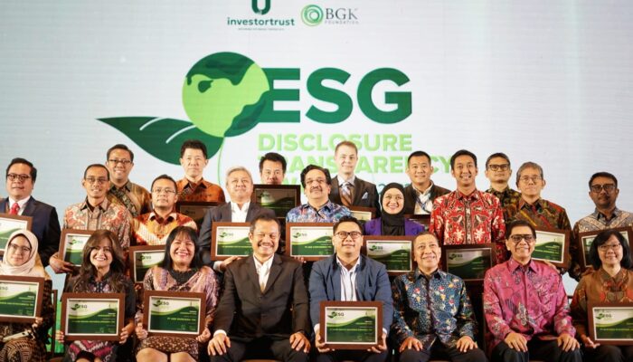 PT Vale Indonesia Raih Predikat Leadership AA dalam ESG Transparency and Disclosure Award 2023