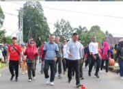 Ribuan Masyarakat Lutim Ikuti Jalan Sehat HUT KORPRI, PGRI, GURU dan HKN