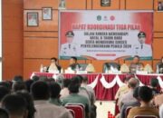 Buka Rakor Tiga Pilar, Budiman : Daerah Ini Kondusif Karena Kita Peduli dan Bersinergi