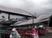 Akibat Angin Kencang, Tenda Jamaah Tabligh Akbar Roboh