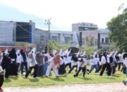 Buka Senam Bersama Petugas Pemilu, Budiman Harap Dinkes dan Puskesmas Kolaborasi Dengan KPU