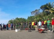 Satpol PP Kec. Wotu Tanam Ratusan Pohon Mangrove