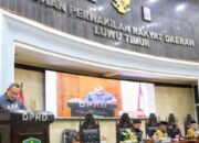 Sidang Paripurna DPRD Lutim, Fraksi PAN Meninggalkan Sejumlah Catatan