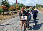 Peduli Banjir Luwu, Pemdes Sindu Agung Bersama Korpala Lutim dan Sispala SMA 4 Galang Dana di Jalan
