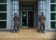 Satpol PP Luwu Timur PAM Rapat Paripurna HUT Luwu Timur ke 21