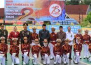 Sekda Bahri Suli Hadiri Upacara Hari Bhayangkara ke-78 di Mapolres Lutim