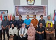 Sekwan DPRD Lutim Hadiri Rapat Koordinasi Komisi Pemilihan Umum Kabupaten Luwu Timur yang Digelar KPUD Luwu Timur