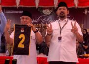 Paslon Bupati dan Wakil Bupati Luwu Timur Budiman – Akbar Resmi Mendapatkan Nomor Urut 2