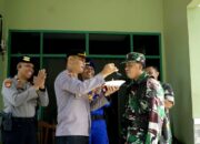 Polres Luwu Timur Berikan Ucapan Selamat Hari Jadi TNI ke-79 di Koramil 1403-15 Malili