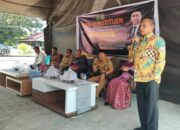 Wakil Ketua I DPRD Luwu Timur, Siddiq BM mengadakan kegiatan Temu Konstituen