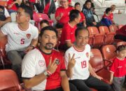 Akbar Andi Leluasa Bertemu Presiden Joko Widodo di sela-sela Pertandingan Tim Nasional Indonesia Melawan Arab Saudi 