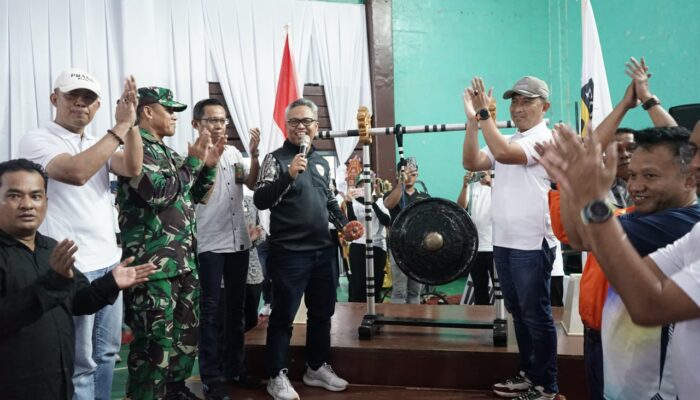 Polres Luwu Timur Gelar Turnamen Karate Yang Resmi Dibuka di F-Gym Sorowako