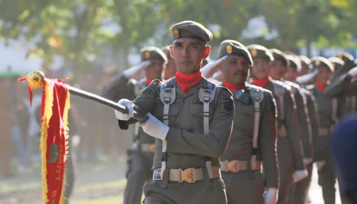 Penampilan Satpol PP Lutim Tuai Pujian, Wabup Hj.Puspawati Sampaikan Rasa Bangga