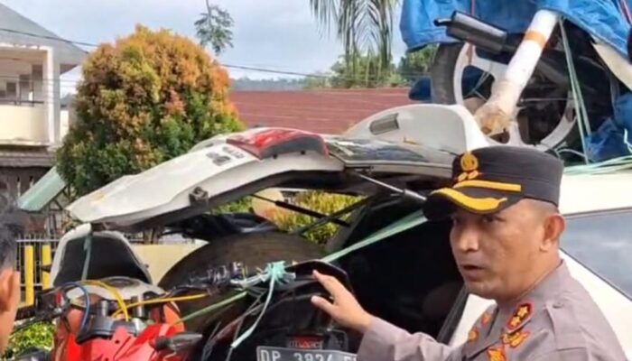 Kapolres Luwu Timur Pimpin Penertiban Kendaraan Bermuatan Berlebihan