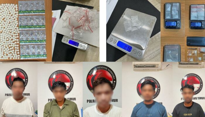 Polres Luwu Timur Ungkap Empat Jaringan Narkoba