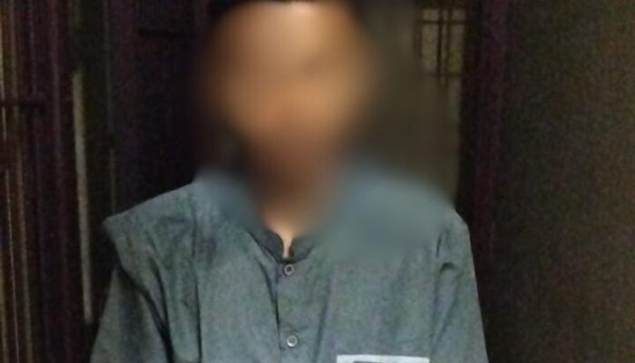 Personel Polsek Burau Amankan Terduga Pelaku Pencurian Motor dan Dibackup Tim Resmob