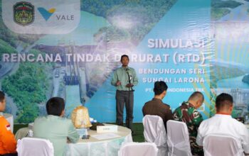PT Vale Perkuat Sistem Tanggap Darurat Melalui Simulasi RTD Bendungan Seri Sungai Larona di Luwu Timur