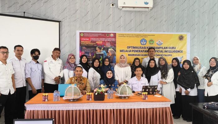 Guru MAN Palopo Antusias Ikuti Pelatihan AI Bersama FTKOM UNCP