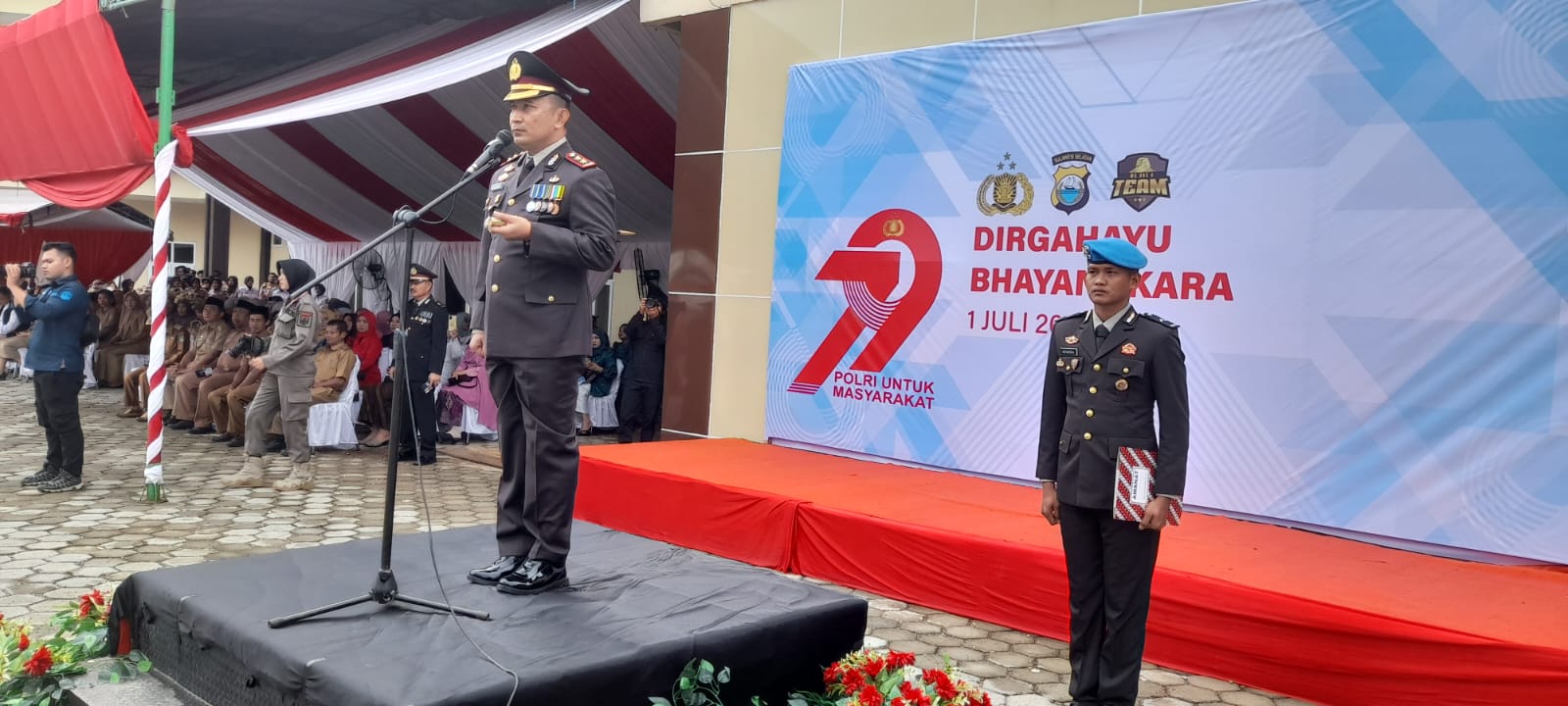 HUT Bhayangkara ke-79, Kapolres Luwu Timur Tegaskan Komitmen Presisi dan Pamit Tugas ke Morowali
