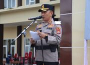 Kapolres Luwu Timur Pimpin Upacara Kenaikan Pangkat 23 Personel