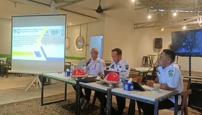 Kasatpol PP Lutim Dorong Kepatuhan Pajak Lewat Literasi Perda Pajak Daerah