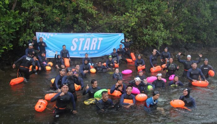 Semangat Kebersamaan dan Asta Cita, PT Vale Rayakan Melalui Open Water Renang Lintas Danau di Sorowako