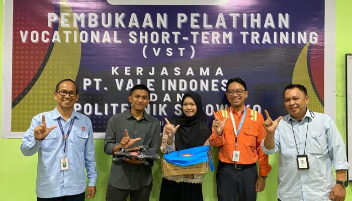 Perkuat Keterampilan Tenaga Kerja Lokal Hadapi Peluang Industri, PT Vale dan Poliwako Mulai Pelatihan Vokasi