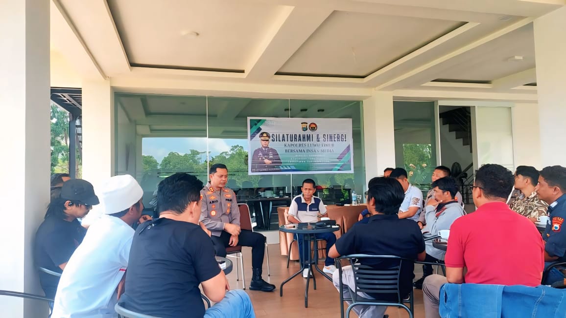 Kapolres Luwu Timur Jalin Silaturahmi dengan Insan Media, Dorong Komunikasi Humanis dan Transparan