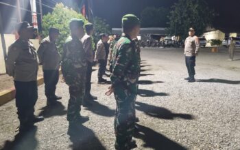 Personel Gabungan Gelar Patroli, Antisipasi Gangguan Kamtibmas di Mangkutana