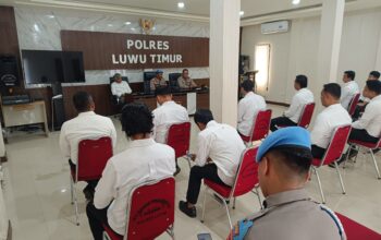 AKP Hamzah Ajak Anggota Polres Luwu Timur Jauhi Gaya Hidup Hedon dan Jadi Teladan Masyarakat