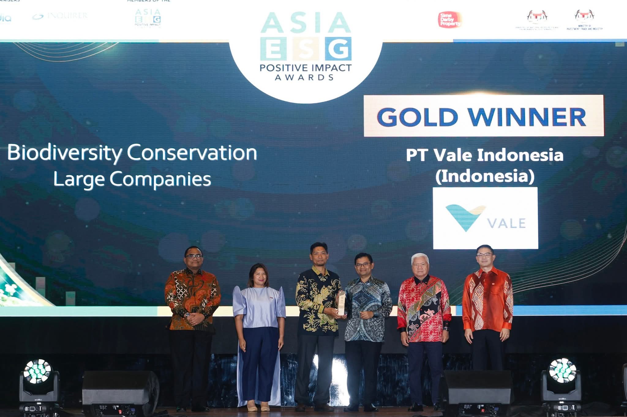 Raih Gold Award Asia ESG Positive Impact Awards 2025 untuk “Biodiversity Conservation”, PT Vale Indonesia Jadi Pelopor Pertambangan yang Memelihara Alam & Manusia