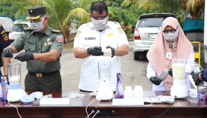 Kejari Luwu Timur Musnahkan 37 Perkara Barang Bukti, Termasuk 101 Gram Sabu dan Ribuan Obat THD