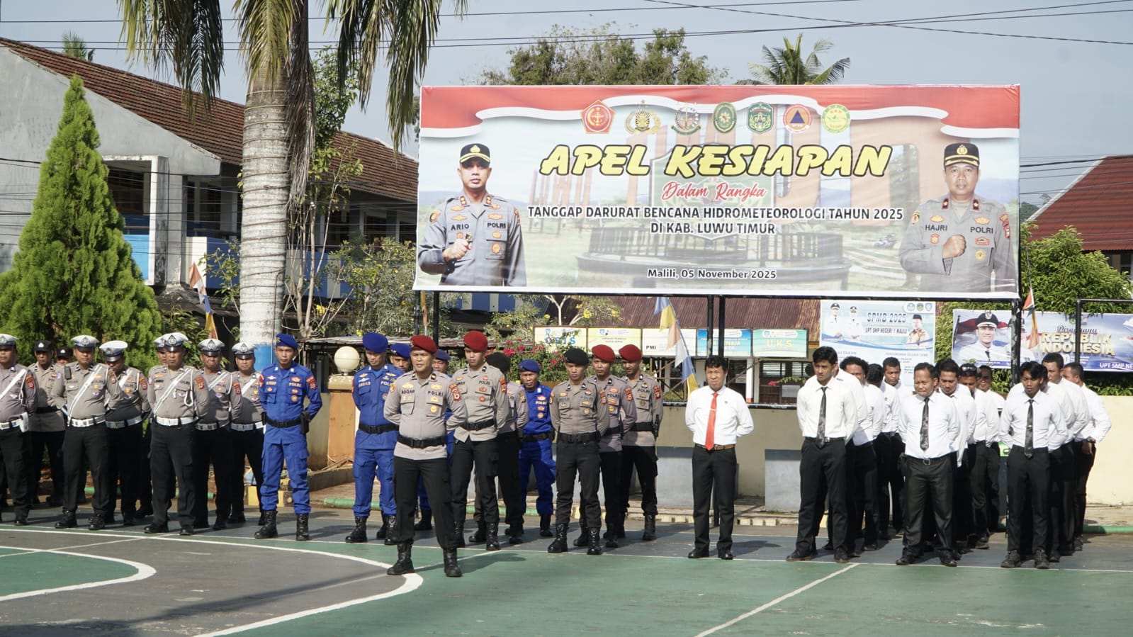Polres Luwu Timur Gelar Apel Kesiapsiagaan Hadapi Potensi Bencana Musim Hujan
