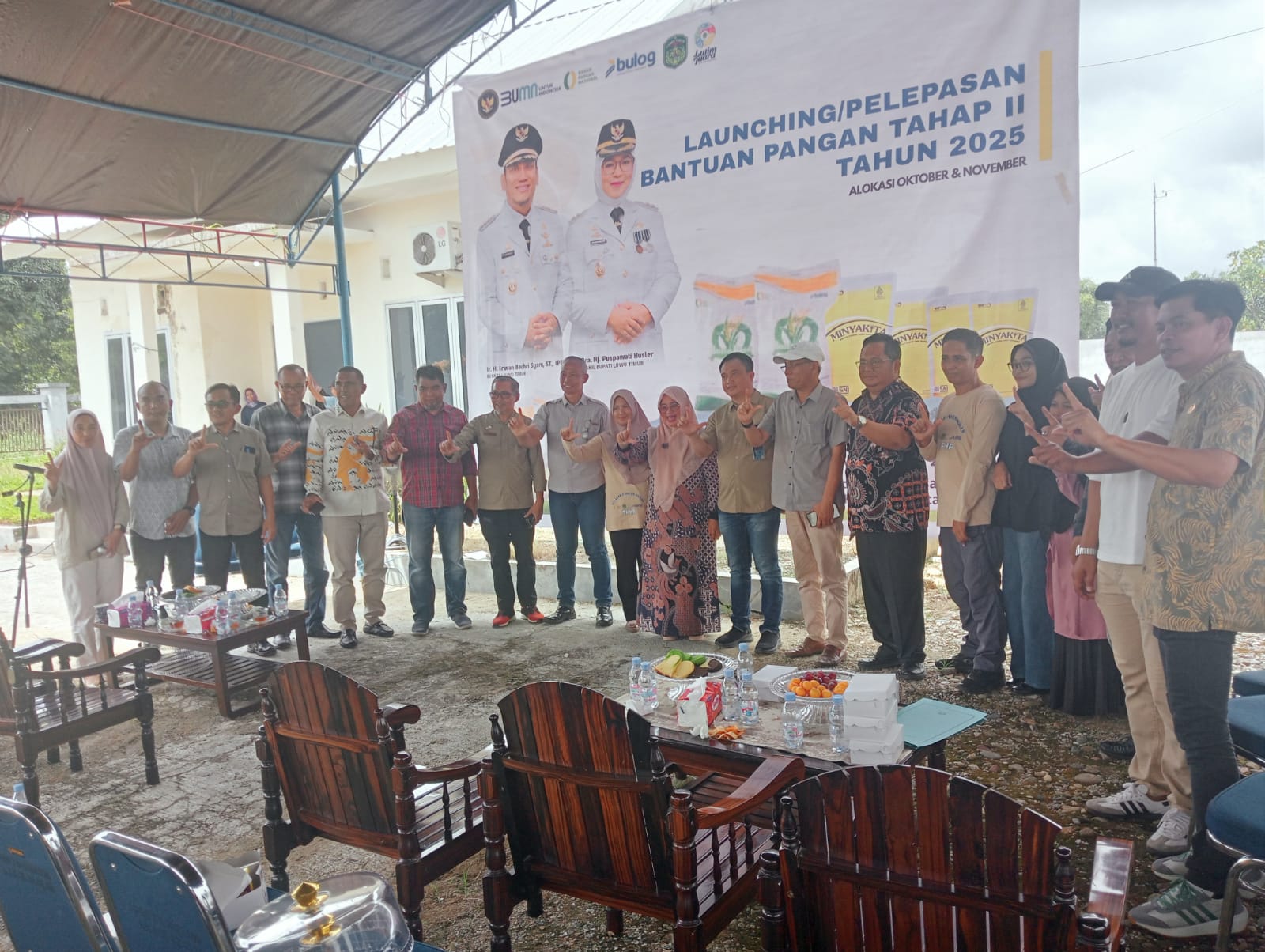 Bantuan Pangan Tahap II 2025 Mulai Disalurkan, Pemkab Lutim Minta Sinergi Semua Pihak