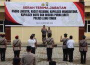 Polres Luwu Timur Gelar Sertijab dan Purnabakti, Kapolres Tekankan Profesionalisme