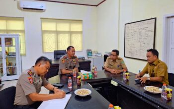 Kapolres Lutim dan BPBD Perkuat Koordinasi Hadapi Potensi Bencana