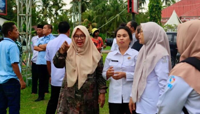 Wabup Puspawati Husler Dampingi Bupati IBAS Tinjau Lokasi Pelaksanaan MTQ ke-XI di Tomoni Timur