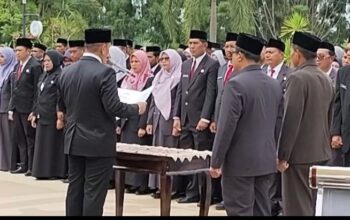 Pejabat Administrator, Pengawas Hingga Pejabat Fungsional Lingkup Pemkab Lutim Resmi Di Lantik Bupati Irwan
