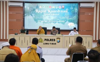 Rakor Lintas Sektor Operasi Ketupat 2026 Digelar, Lutim Siap Amankan Arus Mudik Lebaran