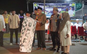 Gemuruh Takbir Warnai Malam Idul Adha di Malili, Sekda Lutim Lepas Peserta Takbir Keliling