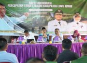 Perkuat Sinergi, Lutim Optimistis Capai Target Tanam dan Jaga Produksi Pangan