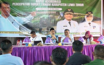 Perkuat Sinergi, Lutim Optimistis Capai Target Tanam dan Jaga Produksi Pangan