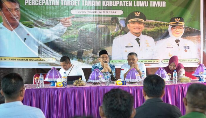 Perkuat Sinergi, Lutim Optimistis Capai Target Tanam dan Jaga Produksi Pangan