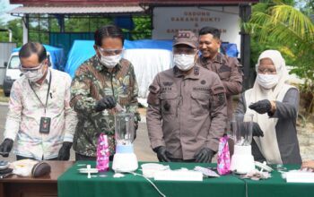 Ribuan Butir Obat Terlarang Dimusnahkan, Sekda Lutim Apresiasi Kejaksaan