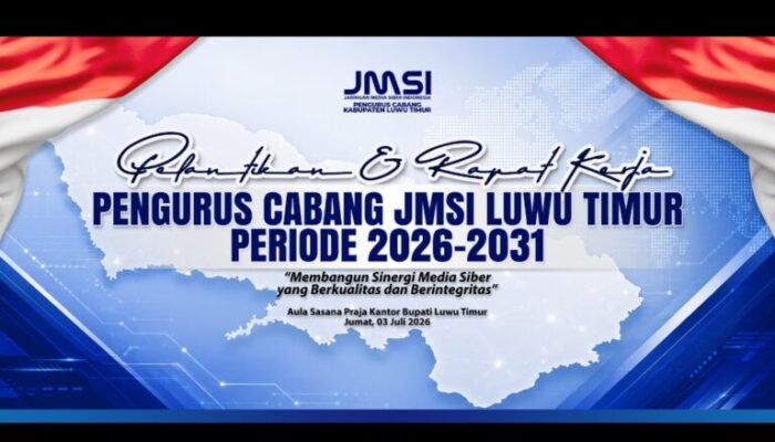 Pelantikan Pengurus JMSI Lutim Akan di Hadiri Bupati Irwan 